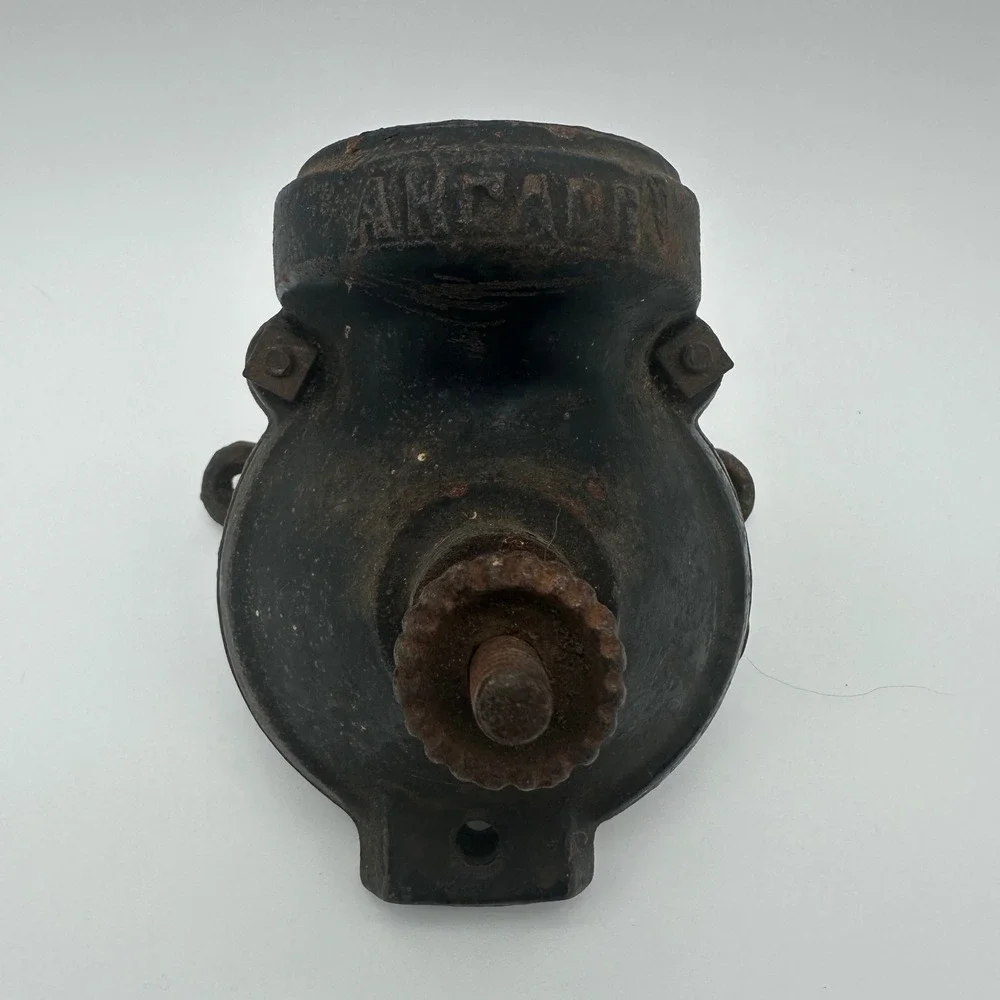 Vintage Arcade Cast Iron Wall Mount Coffee Grinder Base Antique Restoration Part
